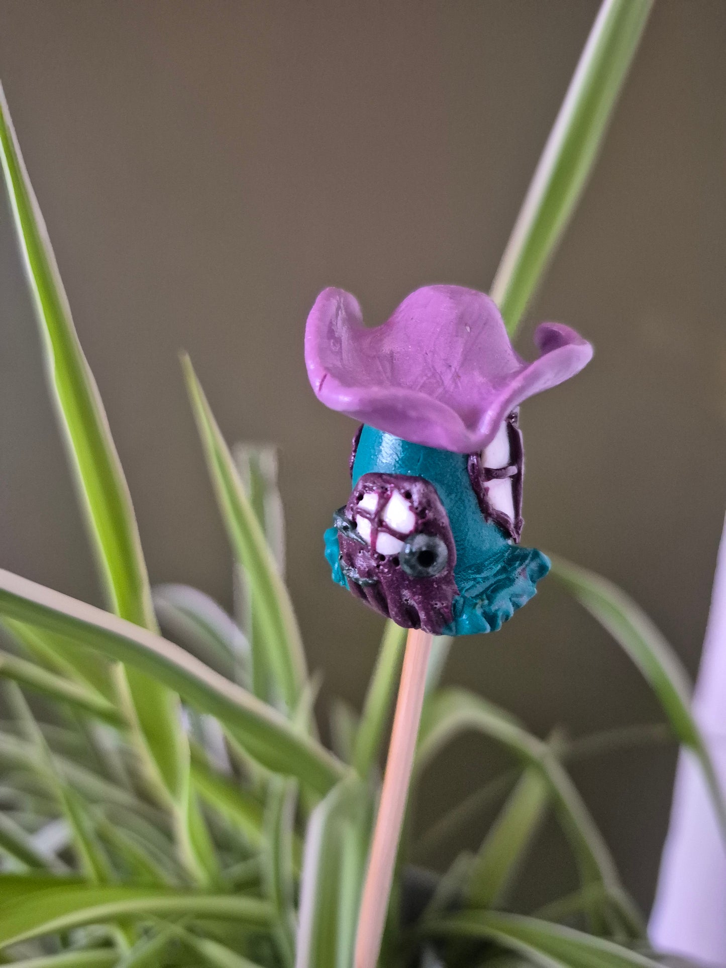 Turquoise fairy house